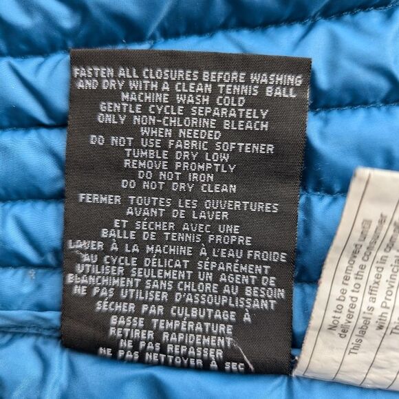 32 degrees Down/feather filled size s blue vest jacket - Picture 3 of 6